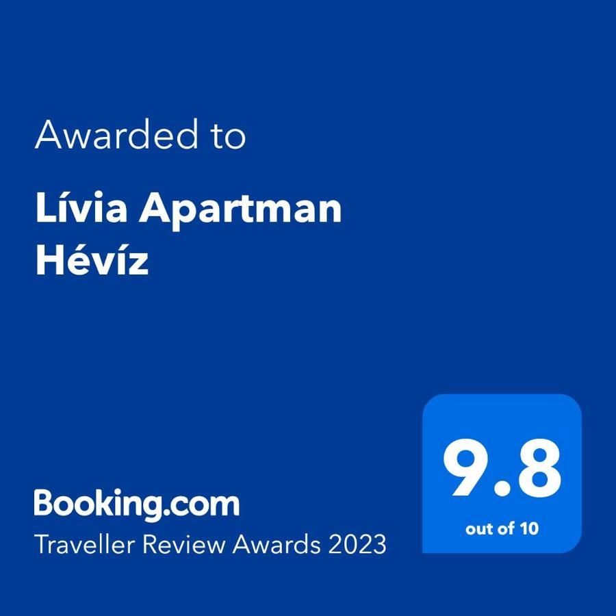Livia Apartman Hévíz Екстериор снимка